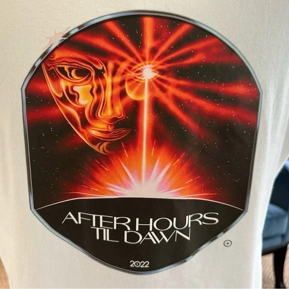 THE Weeknd XO Men’s VIP After Hours Til Dawn 2022 Global Stadium Tee Size L - Picture 3 of 10